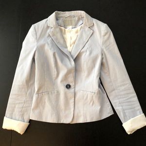 Light blue striped blazer from H&M